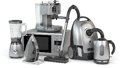 千庫網(wǎng)_家用電器。在 w 上隔離的家用廚房工藝集_攝影圖編號20173254